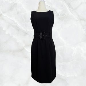 Calvin Klein Black Dress w/ Belt